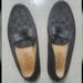 Coach Shoes | Coach Mens Neal Signature C Black Leather Sateen Slip-On Driving Loafer Shoes. | Color: Black | Size: 9.5