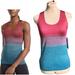 Athleta Tops | Athleta [Med-Nwt] Relay - Seamless Ombr Racerback Tank - Medium Athleta Nwt | Color: Blue/Red | Size: M