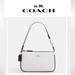 Coach Bags | Coach Nolita 19 Shoulder/Clutch/Wristlet Bag Silver/Chalk Black. Nwt | Color: Black/Red/Silver | Size: Os