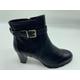 Regarde Le Ciel Patricia-84 Ladies Black Leather Side Zip Ankle Boots