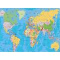 ALKOY 1000 Piece World Map Puzzle, Colorful Puzzles, Psychedelic Games, Challenge Puzzles, Educational/Map/2000Pcs