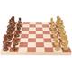 PacuM Chess Game Set Chess Set Chess Board Set Non-Magnetic Chess Set,Extra Chess Thick Board Game Handmade Tournament Chess Set,Best Strategy Educational Toy for Adults Teens Chess Board Game Chess G