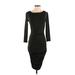 Ann Taylor Casual Dress - Bodycon: Black Dresses - Women's Size X-Small