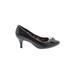 Naturalizer Heels: Black Print Shoes - Women's Size 8 - Round Toe