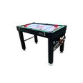 KICK Foosball Tables KICK Quad 48″ 4-in-1 Multi Game Table Combo Arcade Set for Home, Game Room, Friends & Family Mdf in Black | Wayfair