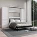 Ebern Designs Ricquel Murphy Bed Wood in White | 108 W in | Wayfair D77E45EBAC914951B0FB54DB8E9ADFD0