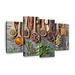 Ebern Designs Herbs & Spices - 4 Piece Wrapped Canvas Print Canvas | 14 H x 24 W x 1 D in | Wayfair 619F1E31A0AF4B4580B6C74AFA8AE8CE