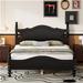 Alcott Hill® Cheenue Platform Bed Wood in Black | 39.4 H x 56.2 W x 79.9 D in | Wayfair 5A37BDA1EF754BF6A8F142CB21E1A404