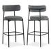 Ivy Bronx Kibariye Stool Metal in Black | 41.75 H x 21.25 W x 21.25 D in | Wayfair A1BB76E2D7F04A6283C0D56CB04AF0E8