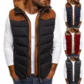 Optics-Gilet en duvet pour homme gilet polyvalent cardigan confortable vêtements de degré