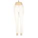 Ann Taylor LOFT Casual Pants - Mid/Reg Rise Straight Leg Boyfriend: Ivory Bottoms - Women's Size 4