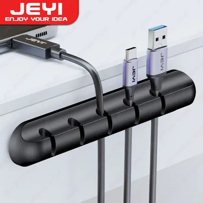 Jeyi selbst klebende Kabel halter Clips Kabel Management Draht Organizer für Desktop-USB-Ladekabel