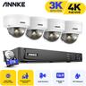 ANNKE Kit Videosorveglianza 8CH 4K PoE NVR H.265 + Telecamere di videosorveglianza di sicurezza 3K