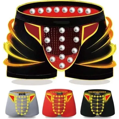 L-6XL 2023 Neue Männer Physiologische Unterwäsche Männer Vergrößerung Unterhose Gesundheit Boxer Shorts Turmalin Prostata Magnetische Therapie Image