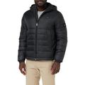 Tommy Hilfiger Herren Daunenjacke Packable Recycled Quilt mit Kapuze, Schwarz (Black), XS