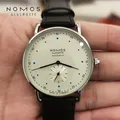 Nomos metro1109 Herren Trend Quarzuhr hochwertige klassische Polka Dot Scale Design dünne