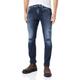 Replay Herren Jeans Anbass Slim-Fit Broken Edge mit Stretch, Blau (Dark Blue 007), 31W / 32L