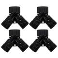 4 Pcs Water Pipe Diverter Adjustable Hose Connectors Splitter American Standard