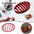 Lloopyting Silicone grill sheet Red bbq grill mat Bbq silicone mat Microwave Grill Kitchenware Silicone Rack Turkey Grill Tray BBQ Grill Mat Kitchenï¼ŒDining & Bar