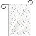 Memphis Line Pattern Garden Banners: Outdoor Flags for All Seasons Waterproof and Fade-Resistant Perfect for Outdoor Settings