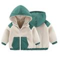Godderr Kids Boys Girls Hoodies Winter Coat for Toddler Baby Newborn Fleece Jacket Outerwear Warm Zip Comfortable Thickened Outerwear for 9M-7Y