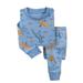 WOXINDA Toddler Girls Boys Baby Soft Pajamas Toddler Cartoon Prints Long Sleeves Kid Sleepwear Top Pants Sets Outfits Summer Jackets Babies New Baby Boy Clothes Baby Stuff for Lot of Baby Boy Clothes
