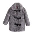 ASFGIMUJ Toddler Winter Jacket Child Coat Winter Windproof Thicken Coat Jacket Kids Warm Outerwear Jacket girls Outerwear Jackets & Coats Grey 18 Months-24 Months