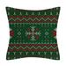 Dtydtpe Silk Pillowcase 2023 New Pillowcase Christmas Pattern Sofa Car Cushion Cover