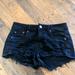 American Eagle Outfitters Shorts | American Eagle Outfitters Distressed Jean Shorts 2 | Color: Black | Size: 2
