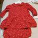 Ralph Lauren Matching Sets | Girls Holiday Red Dress Two Piece Sz 3m | Color: Red | Size: 3m