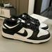 Nike Shoes | Nike Dunk Low Black Gs Shoes For Women | Color: Black/White | Size: 8