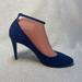 Kate Spade Shoes | Kate Spade New York Blue Suede Leather Ankle Strap Size 8m | Color: Blue | Size: 8