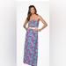 Lilly Pulitzer Dresses | Lilly Pulitzer Xs Marlina Maxi Dress - Strapless | Color: Blue/Pink | Size: Xs