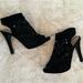 Jessica Simpson Shoes | Jessica Simpson Women’s Js-Aniece Suede Sling Back Shootie | Color: Black | Size: 9.5
