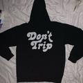 Urban Outfitters Shirts | Don’t Trip Men’s Size Og Hoodie Free And Easy Sweater Black White Classic | Color: Black | Size: L