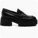 Free People Shoes | Free People Lyra Lug Sole Loafer Size 7 Women’s Or 37.5 Eu. New Never Worn | Color: Black | Size: 7