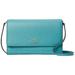 Kate Spade Bags | New Kate Spade Dusty Blue Harlow Pebbled Wallet On A String Crossbody Bag | Color: Blue | Size: Os