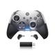 EasySMX Wireless Controller PC PS3, X10 Bluetooth Game Controller Gaming Gamepad Joystick PC Windows Android TV ios Switch, Replacable Faceplate/Hall Effect Joysticks&Triggers,mechanical,40 Hours