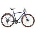 Cooper CG-7E (E-Bike mit 7-Gang-Microshift-Schaltwerk, Brooks-Sattel, Zehus Bike Gen2 Heckmotor, Rekuperation, Rahmenhöhe 57cm) Farbe: Blau