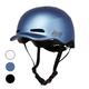 Westt Urban Fahrradhelm mit Licht Radhelm Stadthelm für Damen und Herren, Helm Fahrrad für Junge und Mädchen (Schwarz Weiß Blau Braun)