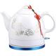 BROGEH Kettles, Ceramic Electric Kettle Cordless Water Teapot, Teapot-Retro 1L Jug, 1000W Water Fast for Tea, Coffee, Soup, Oatmeal-Removable Base, Automatic Power Off,Boil Dry Protection/a hopeful