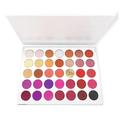 Beauty glazed eyeshadow palette 35 Colors Matte Eyeshadow Palette High Pigment Long Lasting Eye Makeup Custom Pallete Cosmetics Qing beauty eyeshadow palette