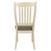 Signature Design By Ashley Bolanburg Dining Room Chair, 2 Count, Antique White Wood/Upholstered in Brown | 40 H x 25 W x 20 D in | Wayfair D647-01