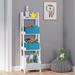 RiverRidge Home Ladder Shelf w/ Toy Organizer Wood in Blue/White | Wayfair 02-436K