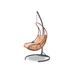 Dakota Fields Coleene Egg Chair w/ Stand in Brown | 78.6 H x 47.16 W x 23.58 D in | Wayfair E8AC58B112A9474599B65B3EC4DE64C1