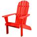 Rosecliff Heights 27" Heavy Duty Plastic Adirondack Chair in Red | 41.25 H x 26.75 W x 35.75 D in | Wayfair 354E144EC2C547409128424E522500D5