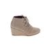 TOMS Wedges: Gray Shoes - Women's Size 8
