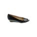 Lauren by Ralph Lauren Wedges: Black Print Shoes - Women's Size 9 - Almond Toe