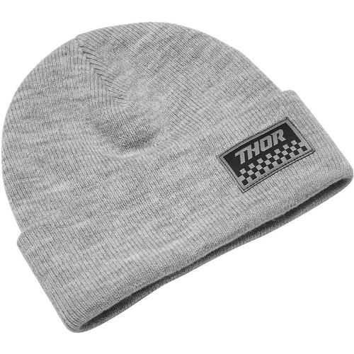 Thor Checker Beanie, grau