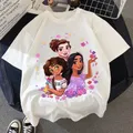 New Encanto Mirabel abbigliamento per bambini t-shirt Disney magliette cartoni animati per bambini